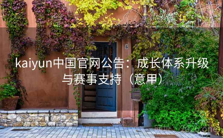 kaiyun中国官网公告：成长体系升级与赛事支持（意甲）  第2张